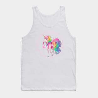 Born in July unicorn Tank Top